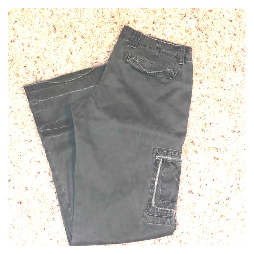 Green cargo pants